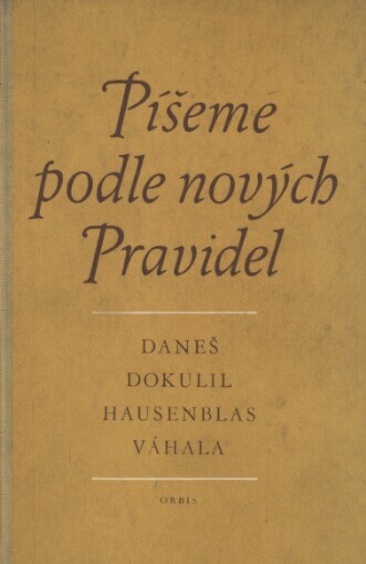 Píšeme podle nových pravidel, 1. vydání