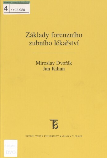 Základy forenzního zubního lékařství