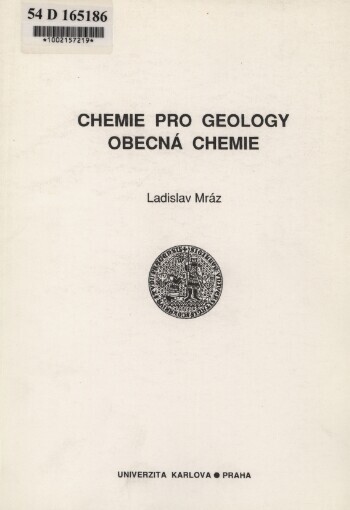 Chemie pro geology: obecná chemie