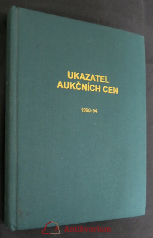 ![CDATA[Ukazatel aukčních cen : systematický souhrn výsledků knižních aukcí v ČR 1990-1994]]