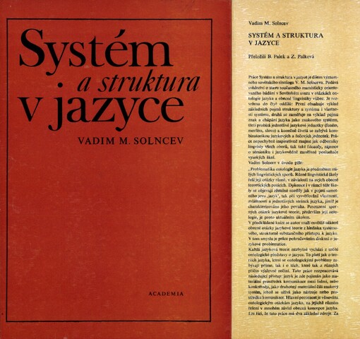 Systém a struktura v jazyce