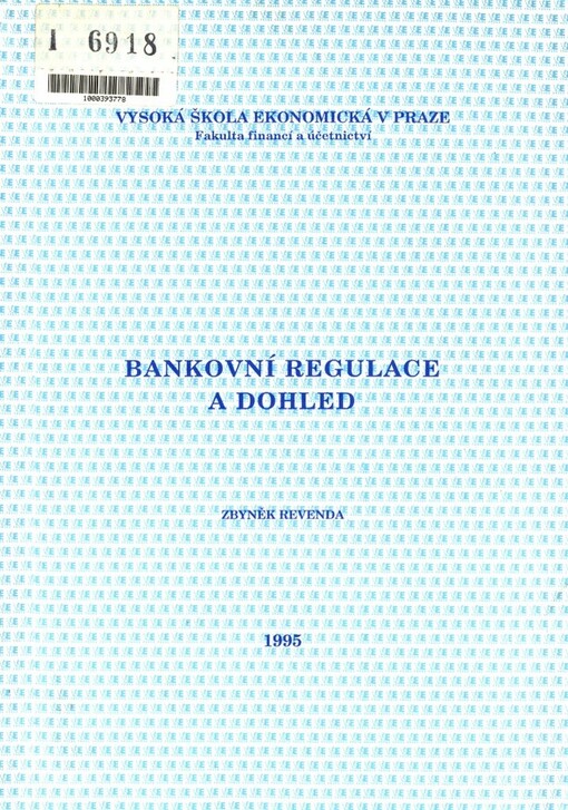 Bankovní regulace a dohled