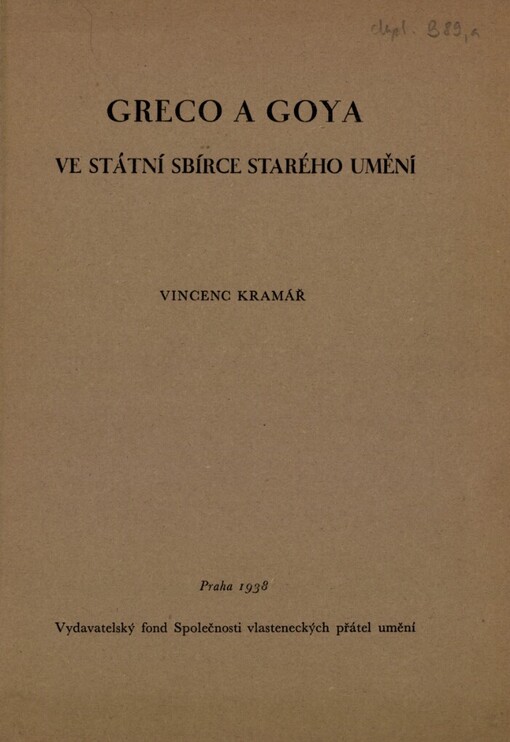 Greco a Goya ve Státní sbírce starého umění