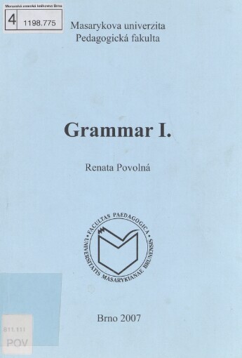 Grammar I: supplementary grammar exercises for students of English