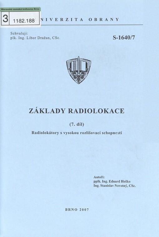 Základy radiolokace