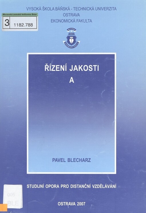 Řízení jakosti A