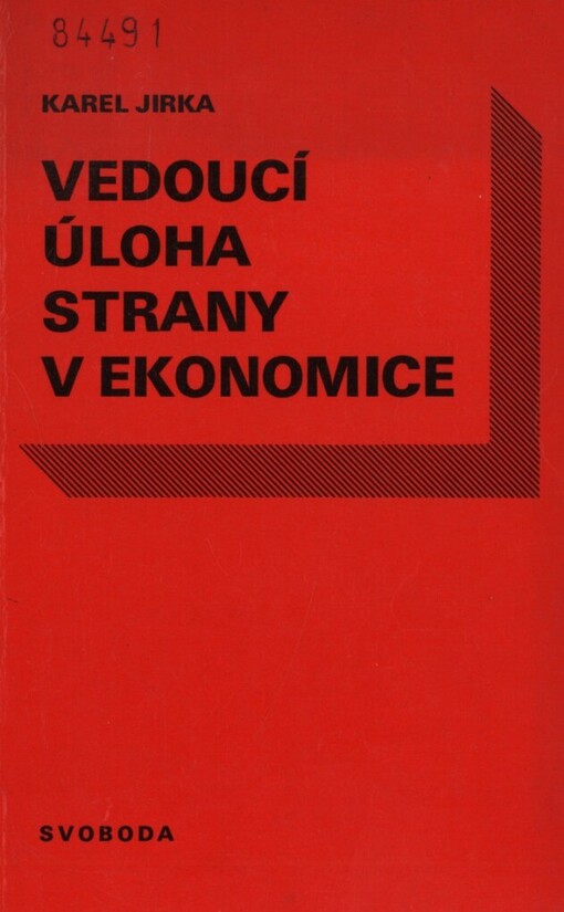 Vedoucí úloha strany v ekonomice
