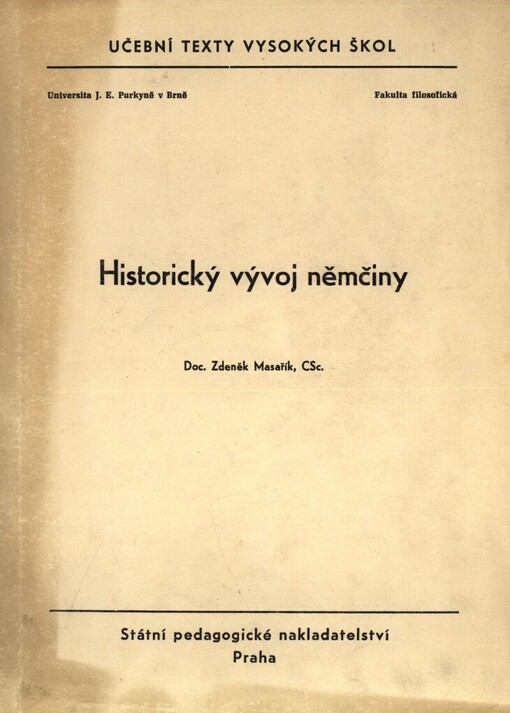 Historický vývoj němčiny