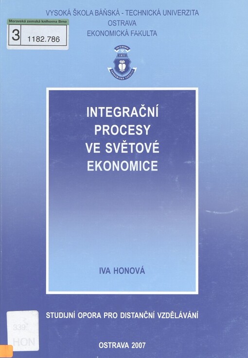 Integrační procesy ve světové ekonomice