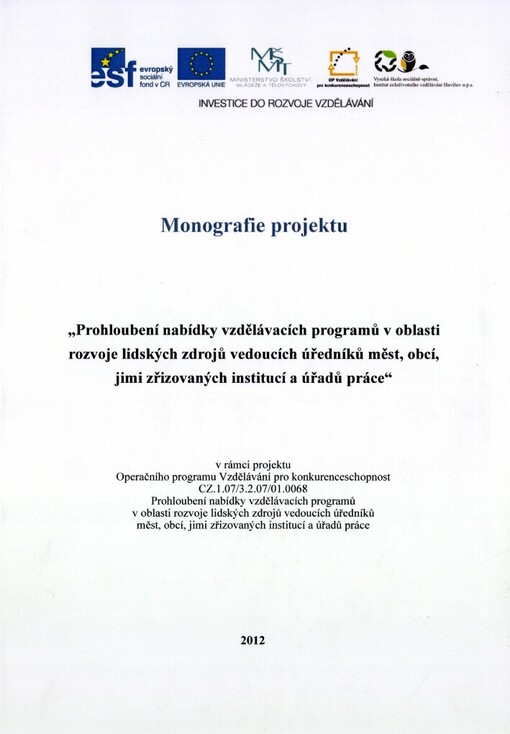Monografie projektu 