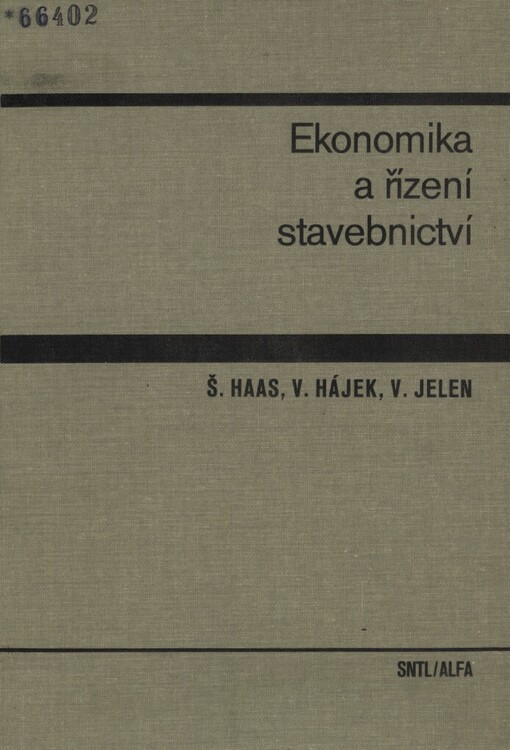 Ekonomika a řízení stavebnictví