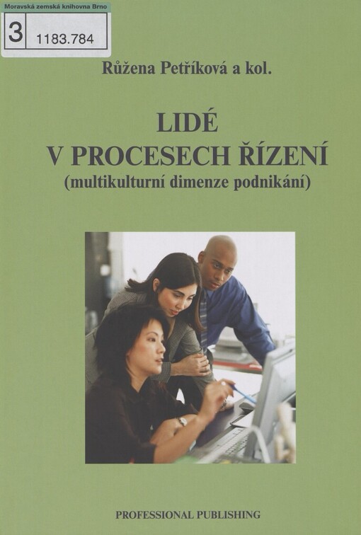 Lidé v procesech řízení: (multikulturní dimenze podnikání)