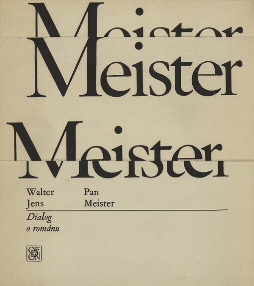 Pan Meister: dialog o románu