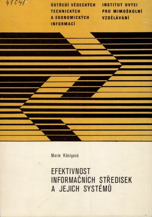 Efektivnost informačních středisek a jejich systémů