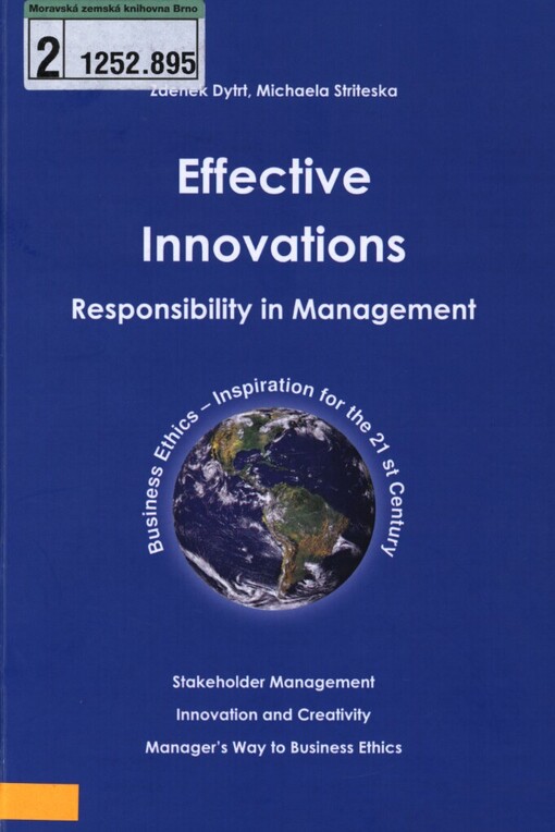 Effective innovations: responsibility in management