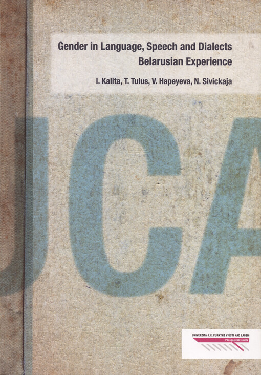Gender in language, speech and dialects : Belarusian experience