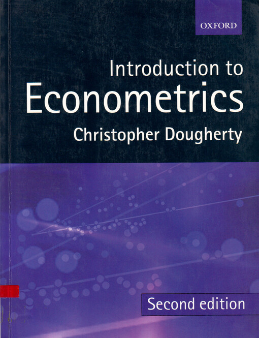 Introduction to econometrics