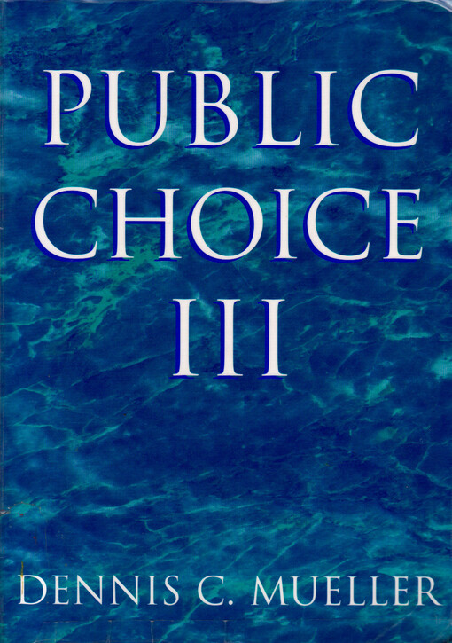 Public choice. 3