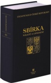 Sbírka nálezů a usnesení ÚS ČR, svazek 85 (vč. CD)