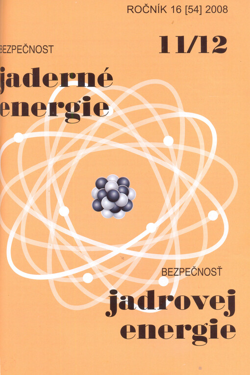 Bezpečnost jaderné energie = Bezpečnosť jadrovej energie