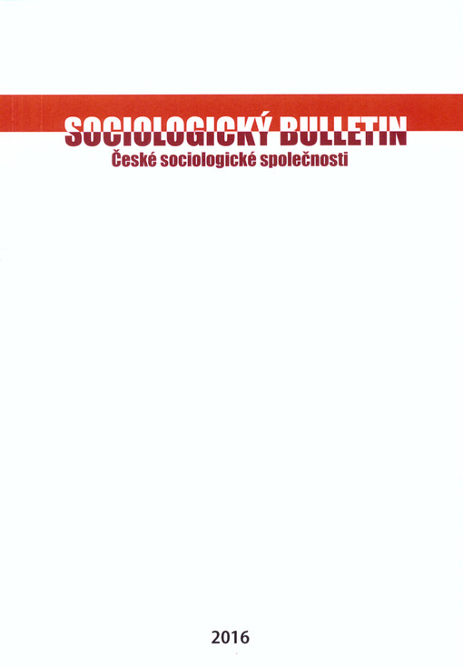 Sociologický bulletin Masarykovy české sociologické společnosti