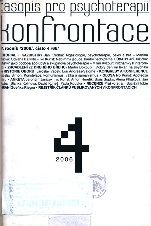 Konfrontace : časopis pro psychoterapii