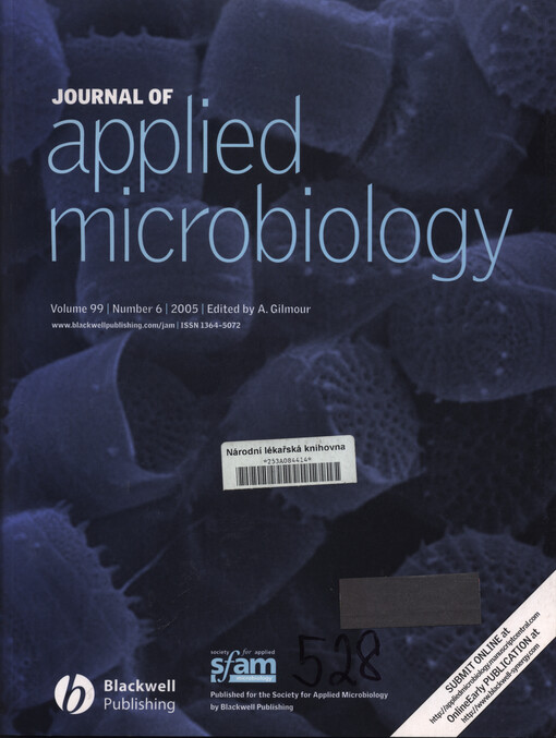 Journal of applied microbiology