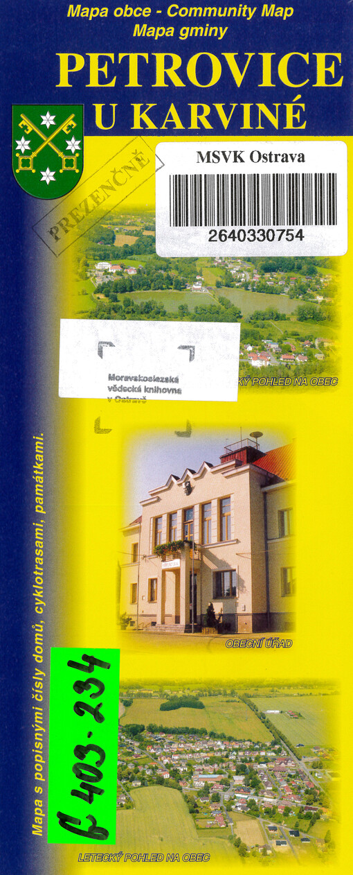 Petrovice u Karviné : mapa obce = community map = mapa gminy