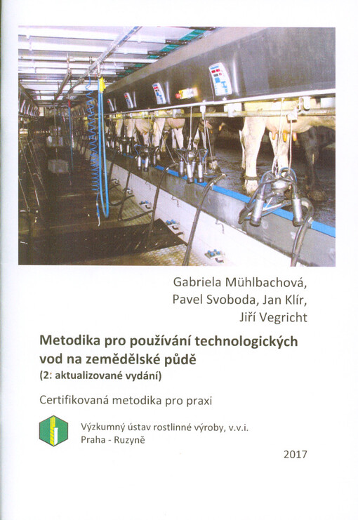 Metodika pro používání technologických vod na zemědělské půdě