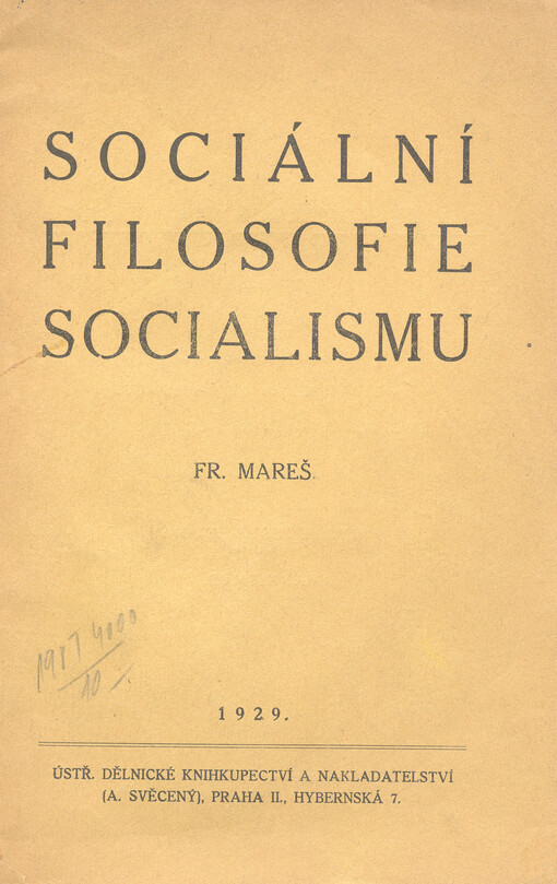 Sociální filosofie socialismu