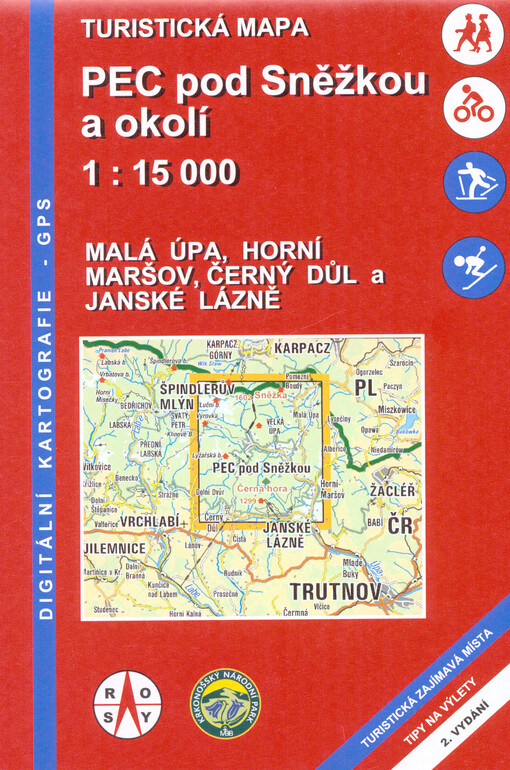 Pec pod Sněžkou a okolí : 1:15 000