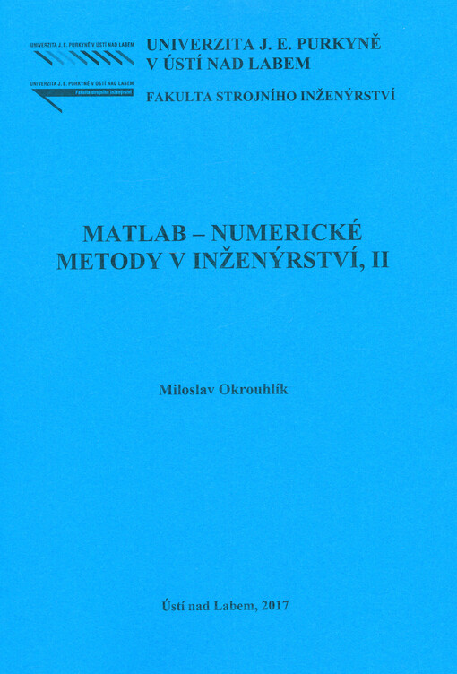 Matlab - numerické metody v inženýrství, II