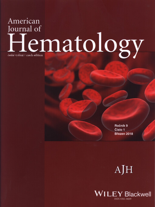 American journal of hematology : české vydání