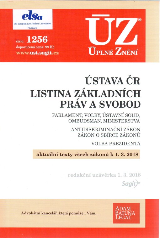 ÚZ č. 1256 Ústava ČR