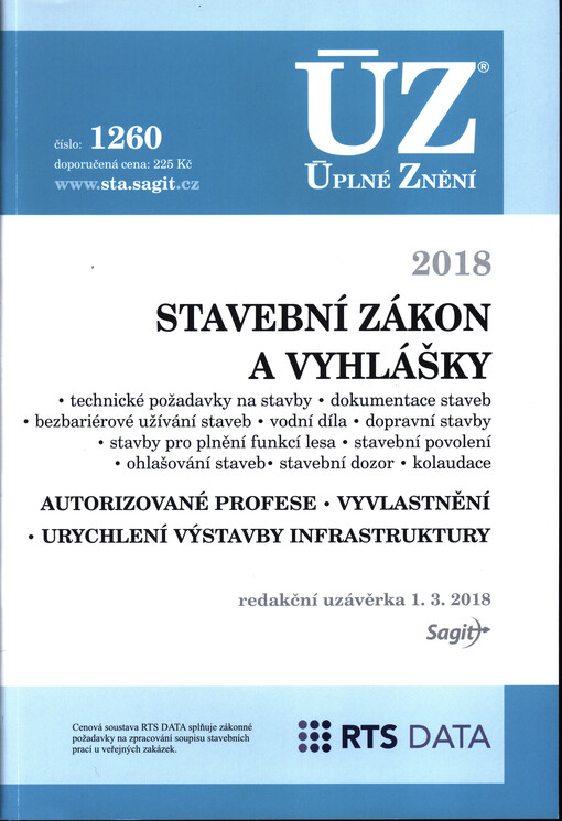 ÚZ č. 1260 Stavební zákon