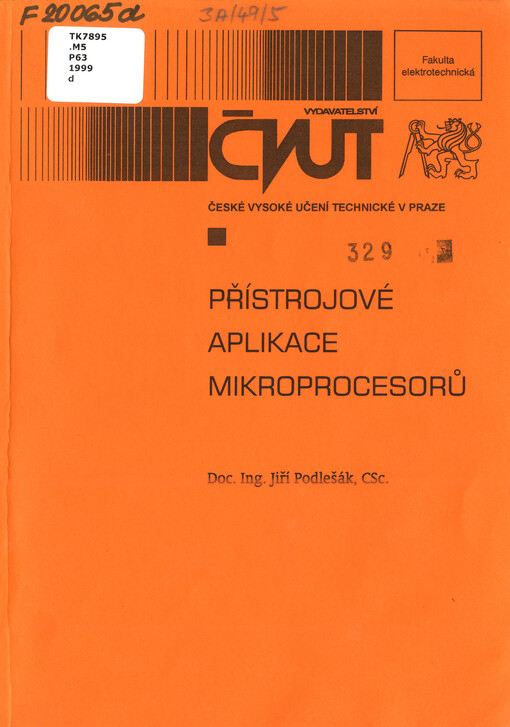 Přístrojové aplikace mikroprocesorů