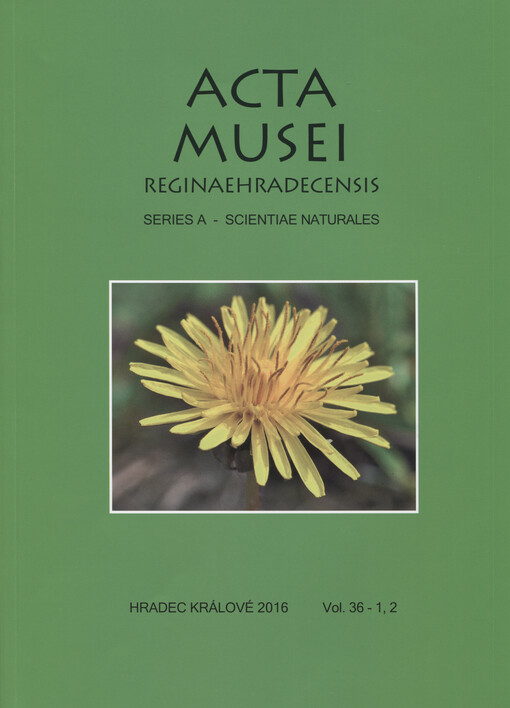 Acta Musei Reginaehradecensis. Series A, Scientiae naturales