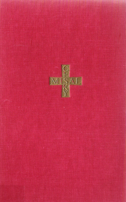 Český misál pro neděle a význačné dny liturgického roku