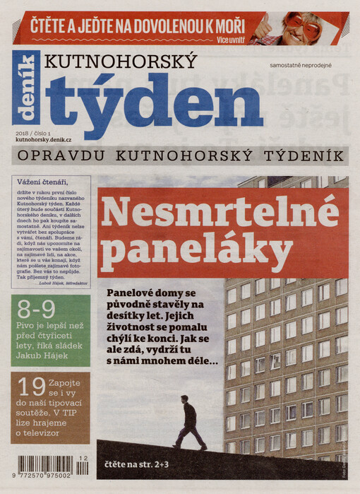 Kutnohorský týden : opravdu kutnohorský týdeník