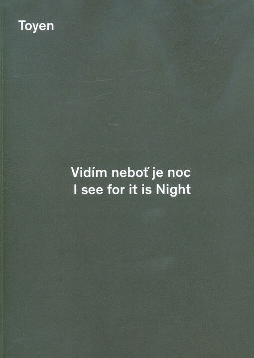 Toyen : vidím neboť je noc = I see for it is night