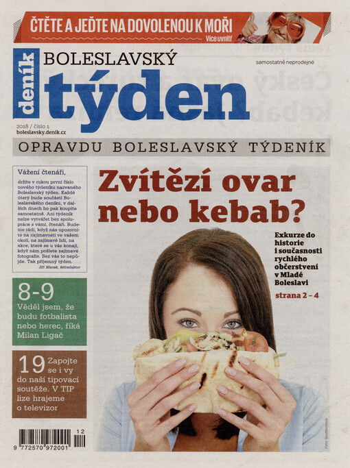 Boleslavský týden : opravdu boleslavský týdeník