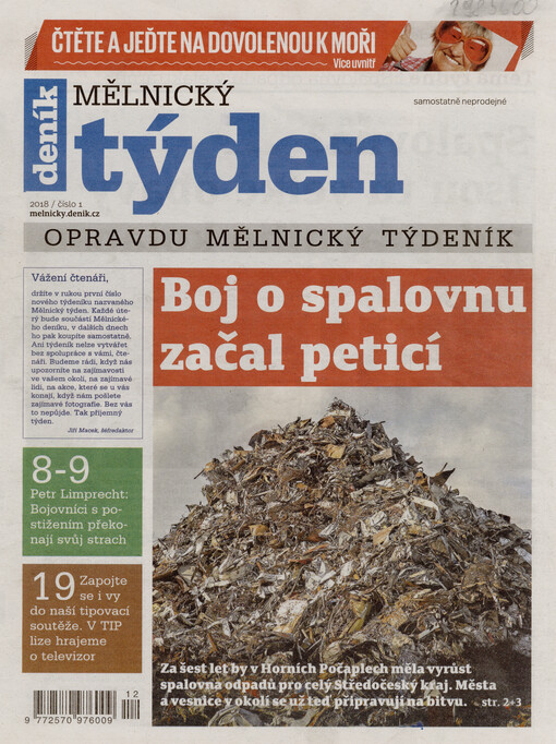 Mělnický týden : opravdu mělnický týdeník