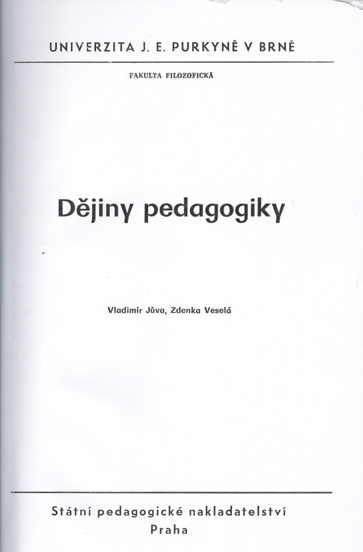 Dějiny pedagogiky