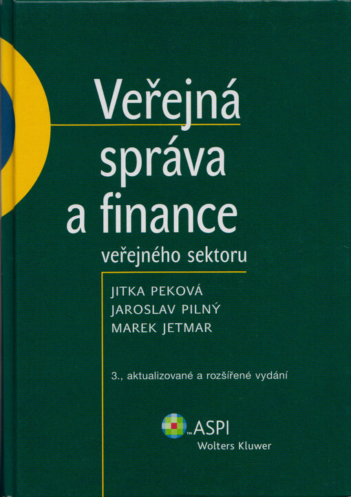 Veřejná správa a finance veřejného sektoru