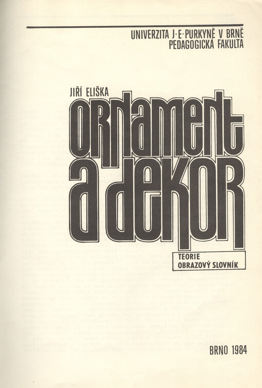 Ornament a dekor :teorie : obrazový slovník