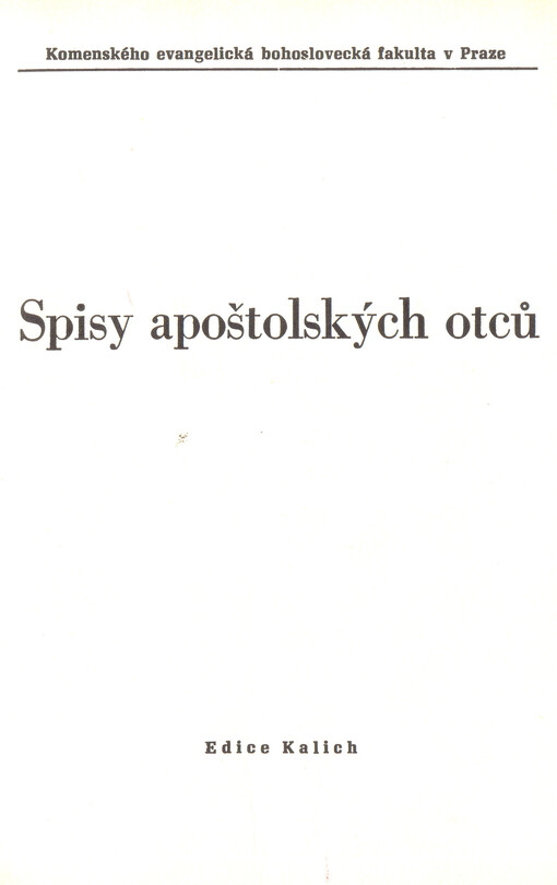 Spisy apoštolských otců