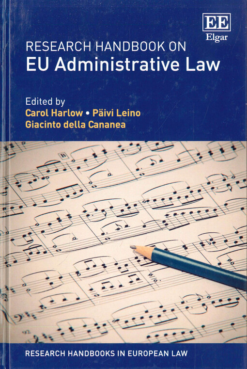 Research handbook on EU administrative law