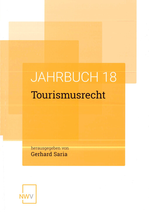 Tourismusrecht : Jahrbuch ...
