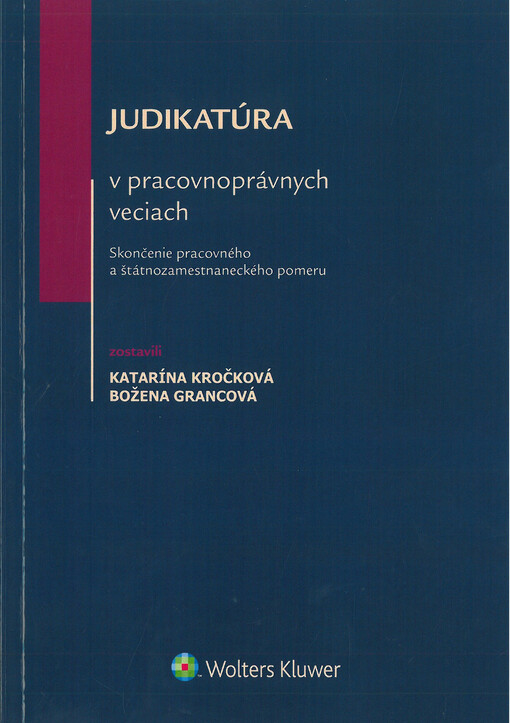 Judikatúra v pracovnoprávnych veciach