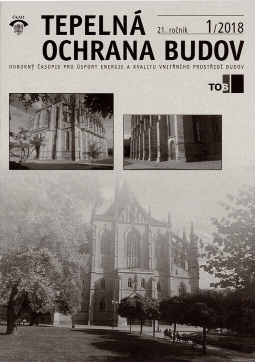 Tepelná ochrana budov : odborný časopis pro úspory energie a kvalitu vnitřního prostředí zateplováním budov